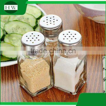 Kitchen Accessories Glass Seasoning Pot Condiment Container Spice Pots Box Tin Bottle Jar photo-4