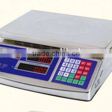 Table top platform electronic balance