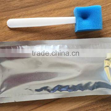 Factory directly sell latex free iodine volts sponge, skin disinfectant body cleaning before surgical sponge