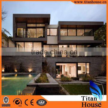 Quick Building and Easy Installation Modern Style Light Steel Frame Prefab Villa