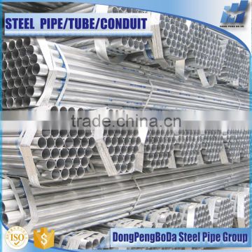 3"3.2mm round steel pipe/hot dipped galvanized circle steel tube