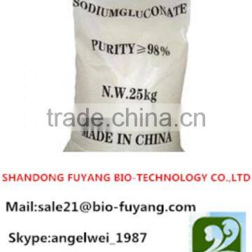 Good plasticiser Sodium Gluconate 98%