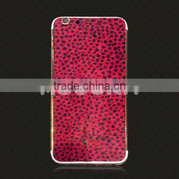 2016 For IPhone 6S/6s Plus Genuine Leather Gold Housing,Leather Gold Housing for IPhone,leather Housing photo-3