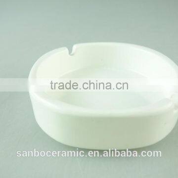 stock cheap ceramic ashtray round shape , wholesale ashtray