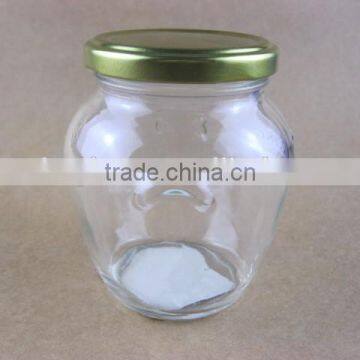 250ml glass jar glass jam jar glass honey jar with tin lid