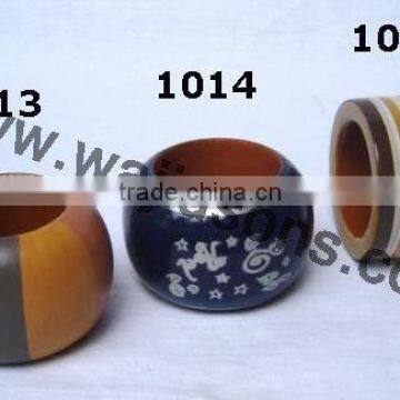Natural Wooden Napkin Rings photo-2