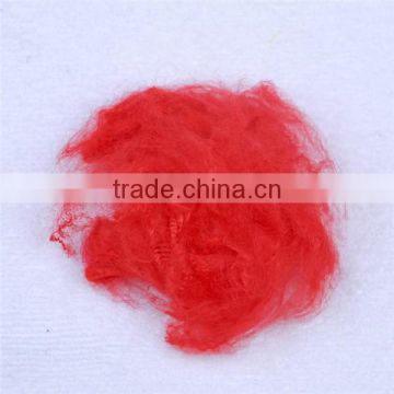 Regenerate dyed polyester fiber 7d 15d siliconized fiber