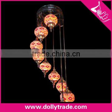 9 heads romantic turkey style led pendant lamp