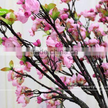 GNW BLB-CH1605020 Near Natural Wholesale Long Stem Silk Flower Pink Plum Blossom for Sale photo-3