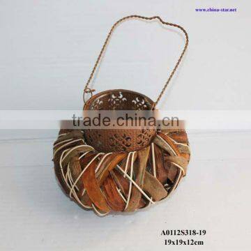 Hanging Rattan and Birch Lanterns photo-3