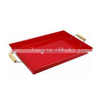 2017 high quality metal dining tray