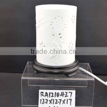 promotional gifts ceramic electric fragrance oil burner with lamp function for aromatheraphy