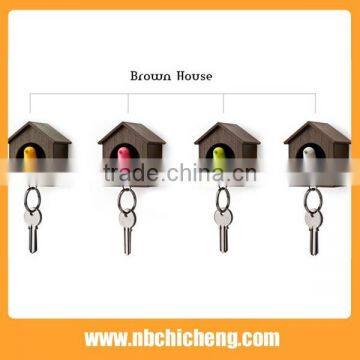 Plastic House Shaped Keychain photo-3
