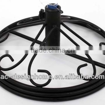 WROUGHT IRON UMBRELLA BASE