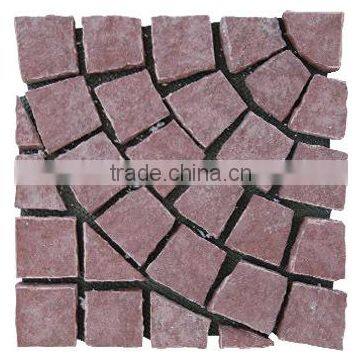 HZR-121 Red Outdoor Mosaic Tile