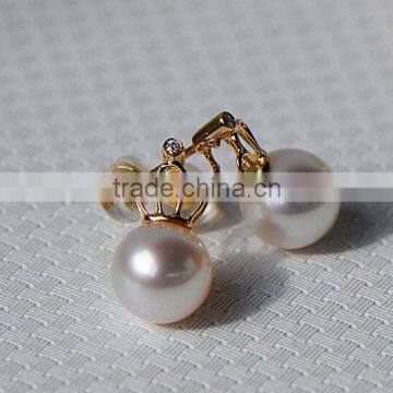Charms 9-10 mm South Sea Pearl Jewelry Earrings photo-5