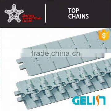 810-K200 pitch 19.05mm straight running plastic table top chain for conveyor