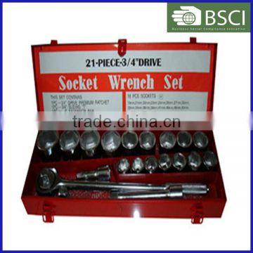 21pcs 3/4" Socket Set