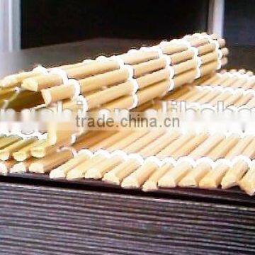 high quality natyral cheap food bamboo sushi rolling mat wit green skin for making roll sushi 30x30cm 24x24cm 27x27cm