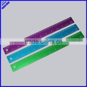 High Quality Colorful Office 30cm Aluminium Metal Ruler photo-3