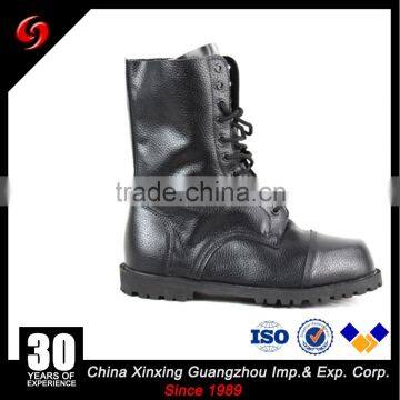 high ankle full grain leather cheaper black comfortable military combat boots wholesale