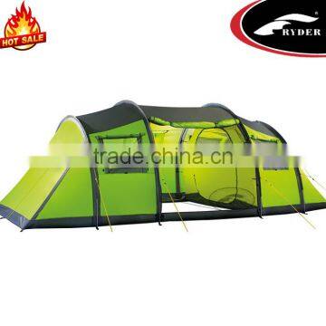 6 Person 2 Room 4 Season Family Large Outdoor Tunnel Big Camping Waterproof Tent