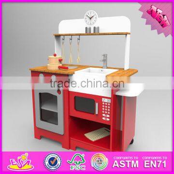 2016 New Design Children Home Play Wooden Kitchens for Toddlers W10C247 photo-6