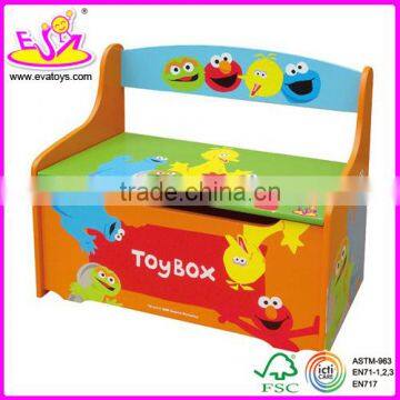 2015 New Kids Wooden Toy Box,popular Children Wooden Toy Box and Hot Multifunction Wooden Toy Box With Good Printing W08C032 photo-4