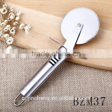 High Quality Hot Sale Full Stainless Steel Material Round Shape Pizza Cutter photo-6