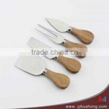 High Quality Unique Bamboo Handle Cheese Knife Set