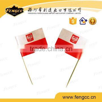 Promotion Cheap Mini Stick Flag Paper Flag in Cutom Print photo-2