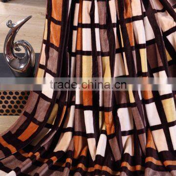 Latticed Pattern Warm Wool Blankets Fleece Blanket photo-4