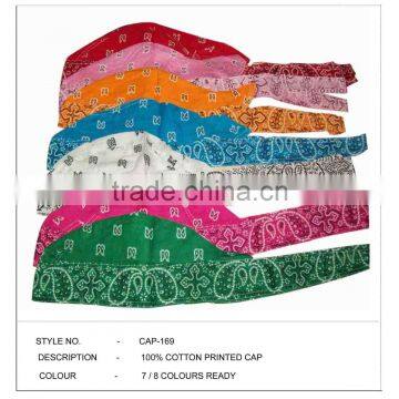 Cotton Printed Ladies Cap