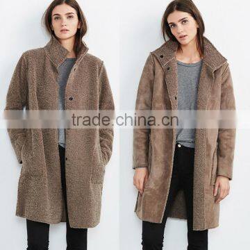 KNIT REVERSIBLE COAT manufacture factory KNIT REVERSIBLE COAT women lady REVERSIBLE COAT