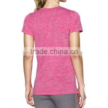 Hot Sale High Quality Women Custom Gym Sports Apparel Printed Logo T Shirt photo-3