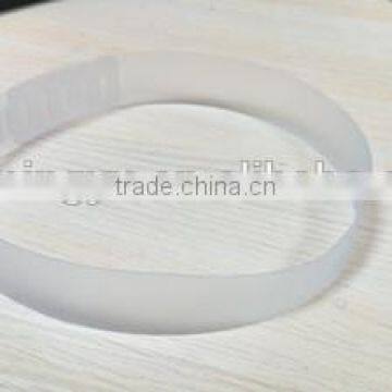 Fashion Frosted PVC Plastic shirt Collar Bands with Customized size