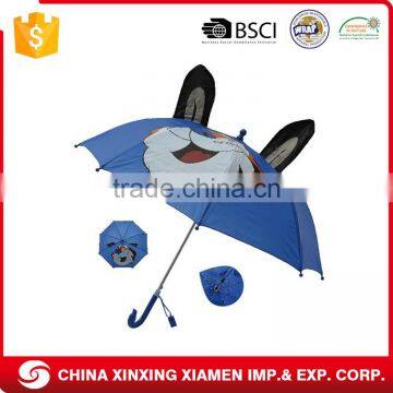 New Design Wholesale Custom Rain Cartoon Promotion Child Umbrella Kids