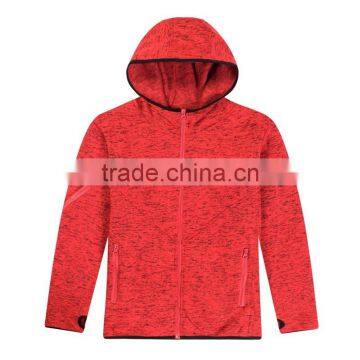 100%polyester High Quality Hoodies Knitted Sweater Fleece Women Hooded Jacket photo-3