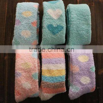 Cute Coral Knee High Socks /Custom Leg Warmer Socks/Wholesale Boot Socks photo-2