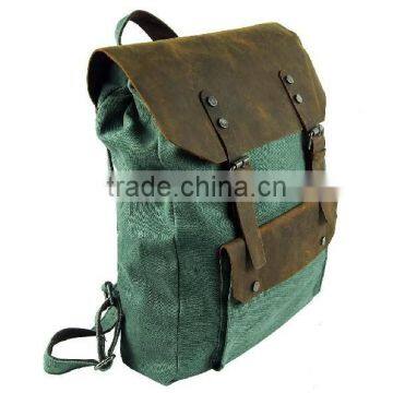 Best 2014 Popular Brands and Leather Canvas Drawstring Backpack photo-4