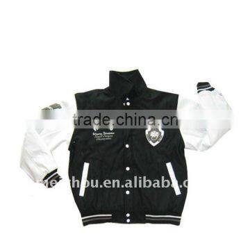 wool/pu baseball jackets