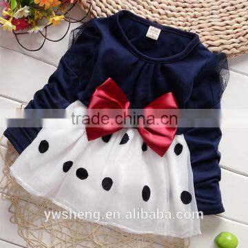 Hot Children Dress for 2-7 Year Old Little Girl Party Dress Picture Children Frocks Design photo-2