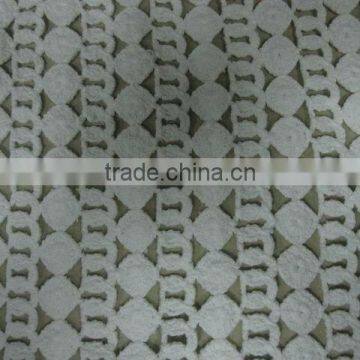 cotton crochet garment fabric design