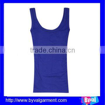 OEM Wholesale Women Breathable Apparel Dry Fit Sleeveless Polyester Shirt photo-3