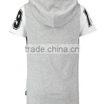 100% Cotton Short Sleeves Pullover Hoodie For Man photo-4