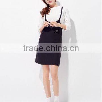 Female Black Thin Buttock Braces Skirt With Elastic Bag photo-4