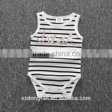 Wholesale Newborn Baby Clothes Summer 100% Cotton Breathable Baby Romper photo-4