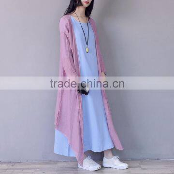 Z&M Linen Long Dress Woman Linen Dress Dress Linen photo-6