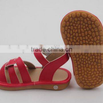 Skidproof High Quality Squeaky Shoes Kids Children Sandals photo-4