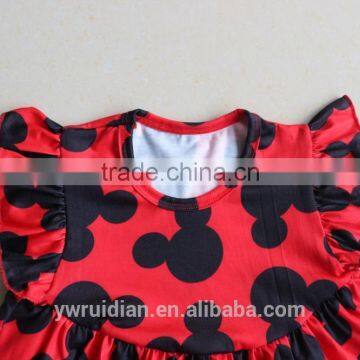 Babies Clothings and Toys Shirt Toddler Girl Pearl Shirts Mouse Print Tunic Shirts photo-3